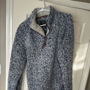 True Grit Blue Sherpa Pullover